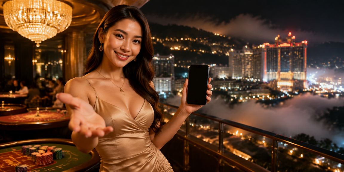 Pengguna mengakses kasino mudah alih kh3 di Genting Highlands dengan kawalan diri yang baik